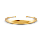 Load image into Gallery viewer, Elegant Polished Gold Cuff Bracelet for Women Sleek Minimalist Design 14K Gold Plated