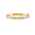 5.50 Ct Round Cut Natural Moissanite Channel Set Bangle Bracelet 14K Gold Plated