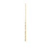 0.76 Ct Round Cut Moissanite Minimalist Chain Necklace In 14K Yellow Gold Plated