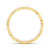 0.18Ct Round Cut Moissanite Full Eternity Band Ring In 14K Gold Plated