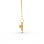 Load image into Gallery viewer, 3.21 Ct Heart Cut Moissanite Women's Heart Necklace Pendant 14K Gold Plated