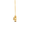 0.17 Ct Round Cut Moissanite Women's Heart Necklace Pendant 14K Gold Plated