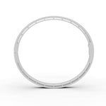 Load image into Gallery viewer, 3.79 Ct Baguette &amp; Round Natural Moissanite Women's Bangle Bracelet 14K Gold Plated