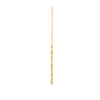 0.76 Ct Round Cut Moissanite Minimalist Chain Necklace In 14K Yellow Gold Plated
