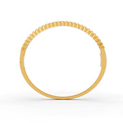 1.90 Ct Round Cut Natural Moissanite Women's Bangle Bracelets 14K Gold Plated