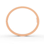 Load image into Gallery viewer, 5.50 Ct Round Cut Natural Moissanite Channel Set Bangle Bracelet 14K Gold Plated