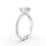 Load image into Gallery viewer, Marquise Cut Real Moissanite 6 Prong Solitaire Ring 14K Gold Plated