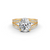 3.83Ct Oval Cut Moissanite Women Engagement Ring 14K Gold Plated
