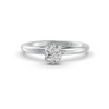 1-5 Ct Princess Cut Real Moissanite Claw Prong Solitaire Ring 14K Yellow Gold Plated