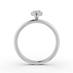 Load image into Gallery viewer, Oval Cut Real Moissanite Double Prong Solitaire Ring 14K Gold Plated