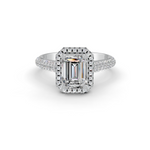 Load image into Gallery viewer, 2.50 Ct Radiant Cut Moissanite Engagement Ring 14K Gold Plated