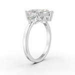 Load image into Gallery viewer, 2Ct Marquise Cut Moissanite Women's Engagement Ring 14K Yellow Gold Plated