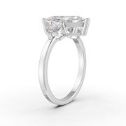 2Ct Marquise Cut Moissanite Women's Engagement Ring 14K Yellow Gold Plated