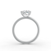 1-5 Ct Heart Cut Real Moissanite 4 Prong Solitaire Ring 14K Yellow Gold Plated