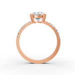 Load image into Gallery viewer, 2.50Ct Oval Cut Moissanite Women Engagement Ring 14K Gold Plated