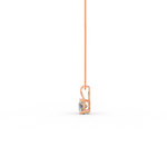 Load image into Gallery viewer, Round Cut Moissanite Solitaire Pendant 14K Gold Plated