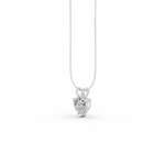 Load image into Gallery viewer, Heart Cut Moissanite Solitaire Pendant 14K Gold Plated