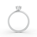 Load image into Gallery viewer, Marquise Cut Real Moissanite 6 Prong Solitaire Ring 14K Gold Plated