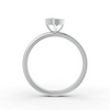1-5 Ct Marquise Cut Real Moissanite Bezel Set Solitaire Ring 14K Yellow Gold Plated