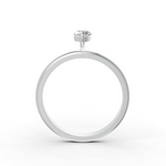 Load image into Gallery viewer, Marquise Cut Real Moissanite 2 Prong Solitaire Ring 14K Gold Plated