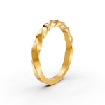 Load image into Gallery viewer, 1/5Ct Round Cut Moissanite Women Engagement Ring 14K Gold Plated