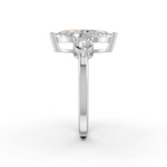 Load image into Gallery viewer, 2Ct Marquise Cut Moissanite Women's Engagement Ring 14K Yellow Gold Plated