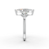 1.89Ct Marquise Cut Moissanite Women's Engagement Ring 14K Yellow Gold Plated