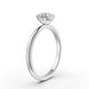 1-5 Ct Round Cut Moissanite Solitaire Engagement Ring 14K Yellow Gold Plated