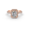 2.34 Ct Radiant Cut Certified Moissanite Engagement Ring 14K Yellow Gold Plated