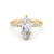 1.72Ct Marquise Cut Moissanite Hidden Halo Engegment Ring 14K Gold Plated