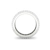 4Ct Round Cut Moissanite Men's Wedding Band Ring 14K Yellow Gold Plated