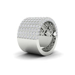 Load image into Gallery viewer, 6CT Round Cut Moissanite Women's Wedding Band Ring 14K White Gold Plated