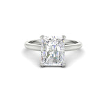 Load image into Gallery viewer, 3.50Ct Radiant Cut Moissanite Women Solitaire Ring 14K Yellow Gold Plated