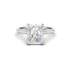 3Ct Radiant Cut Moissanite Women Solitaire Ring 14K Yellow Gold Plated