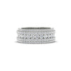 4Ct Round Cut Moissanite Men's Wedding Band Ring 14K Yellow Gold Plated