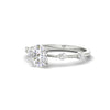 1.21 Ct Oval Cut Moissanite Solitaire Engagement Ring 14K Yellow Gold Plated